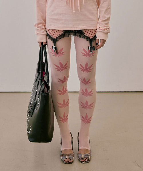 STONER GIRL TIGHTS PALE - 4 COLORS PINK