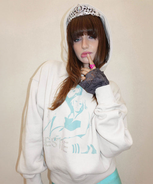 BESTIE HOODIE - 2 COLORS WHITE