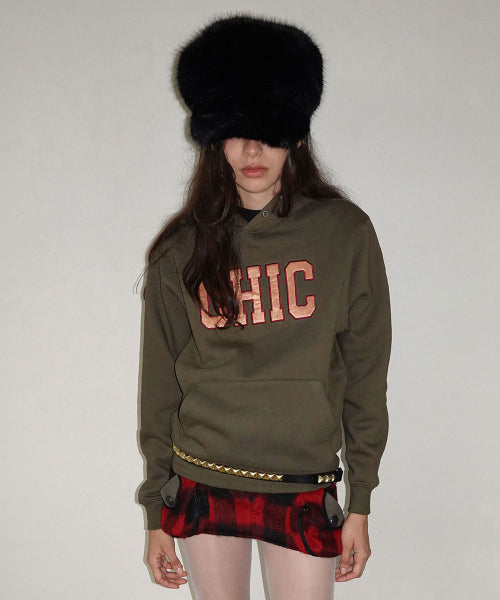 CHIC HOODIE - 4 COLORS KHAKI