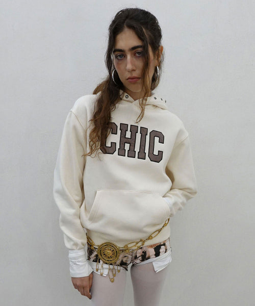 CHIC HOODIE - 4 COLORS WHITE