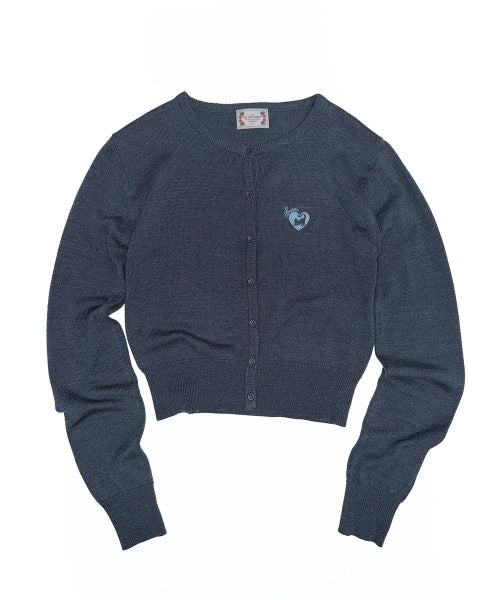 SWEET KITTY BASIC CARDIGAN TURQUOISE - 4 COLORS NAVY