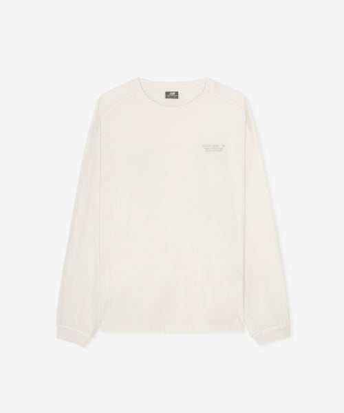 ESCAPE DYED LONG SLEEVE TEE - 3 COLORS IVORY