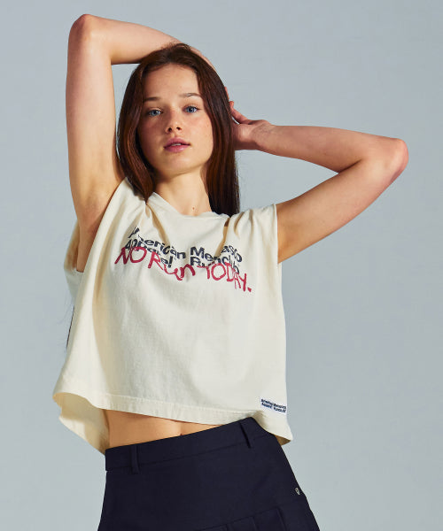 MNS X AMERICAN APPAREL TODAY SLEEVELESS (OVER-FIT) - 4 COLORS CREAM