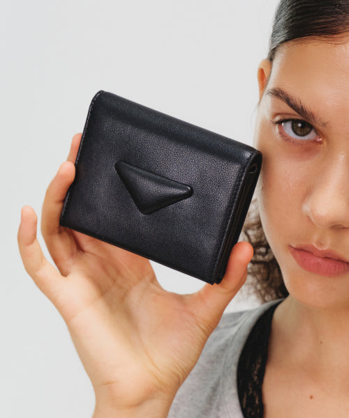 SOTY FOLD COIN WALLET BLACK