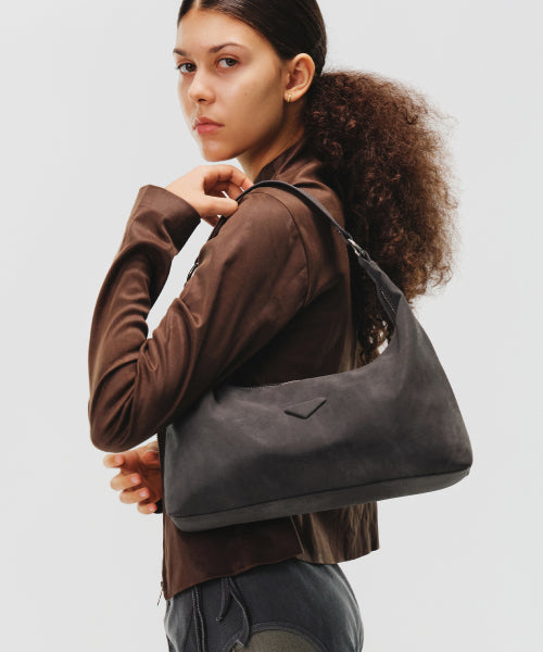SOTY HOBO BAG CHOCO BERRY - 2 COLORS GREY