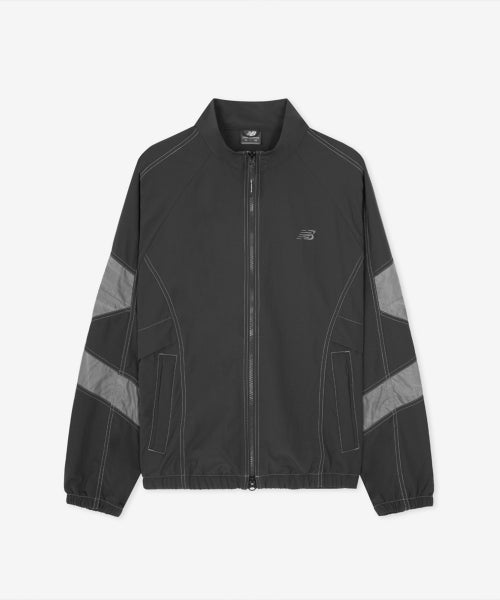 NB-ESCAPE STAND NECK WARM UP JACKET - 3 COLORS CHARCOAL