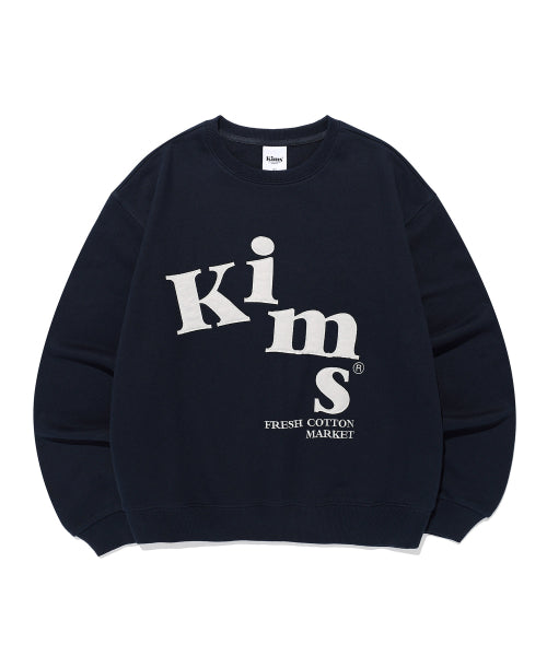 MESSY ALPHA APP SWEATSHIRT - 6 COLORS NAVY