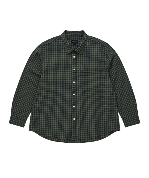 CHECK SHIRT #SANA同款！ - 3 COLORS NAVY