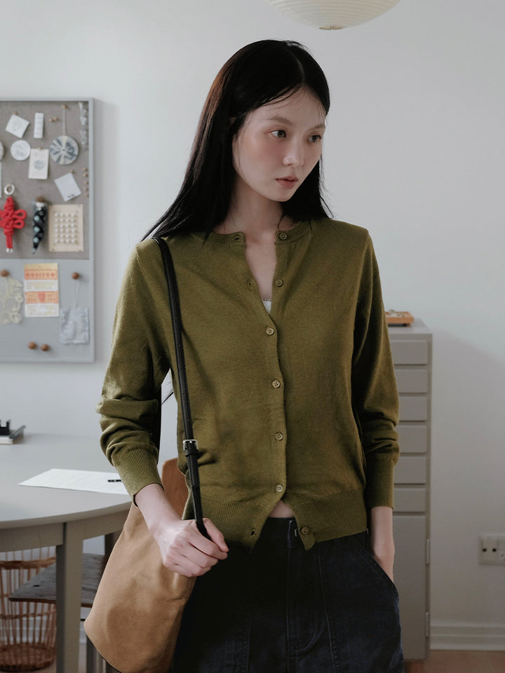 MER SOFT STANDARD-FIT CARDIGAN - 4 COLORS