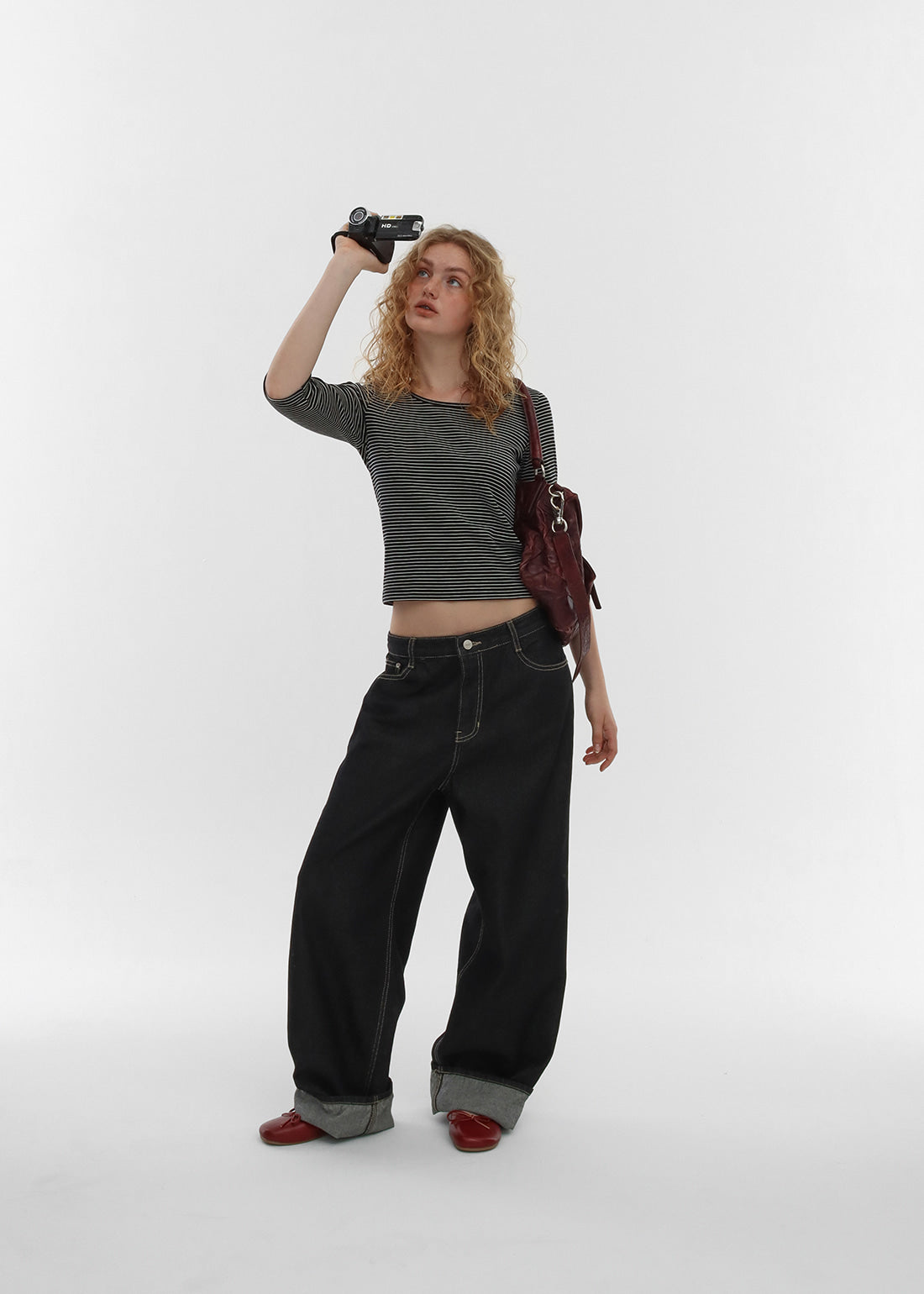 STANDARD U-NECK 3/4 SLEEVE TEE 3