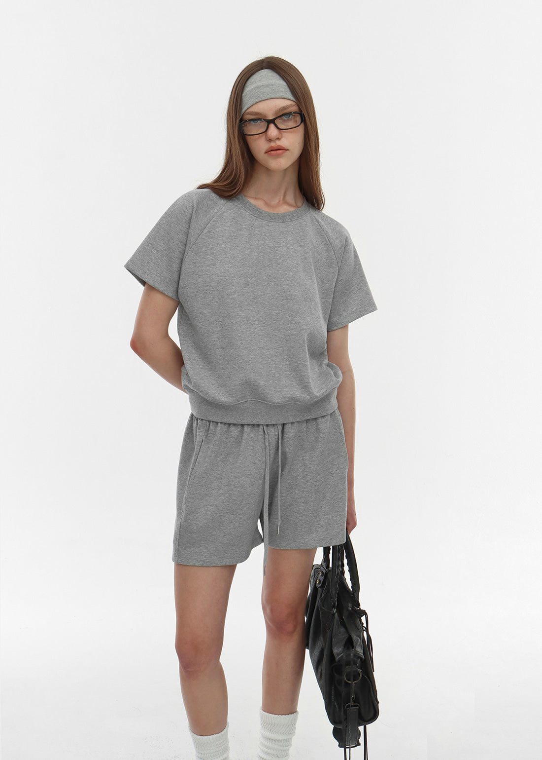 AIR SWEAT CROPPED BANDED PANTS - 4 COLORS 3