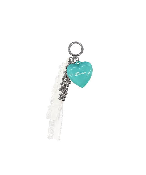 ROSELLE CHARM KEYRING MINT