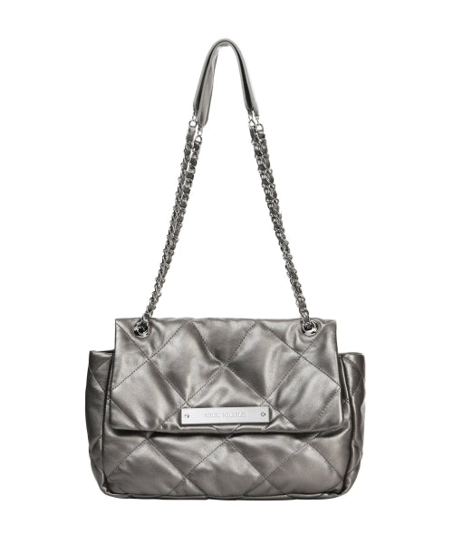 CRYSTAL CLASSIC CHAIN BAG #徐睿知同款! - 2 COLORS SILVER