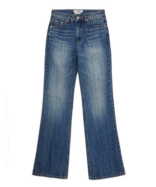 SLIM SEMI BOOTCUT DENIM - 2 COLORS BLUE
