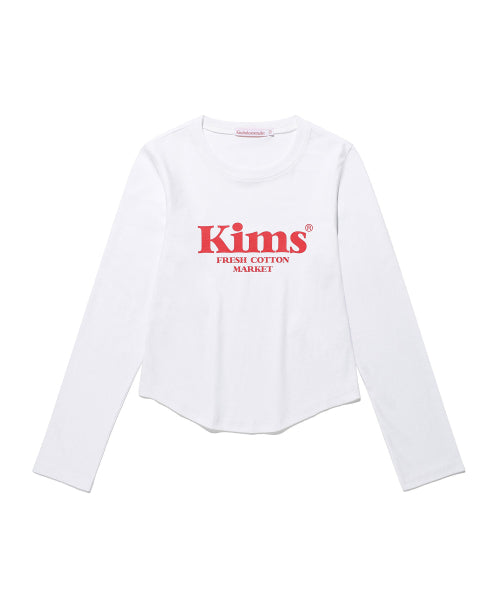 KIMS BAM LOGO LS TEE BLACK - 5 COLORS RED