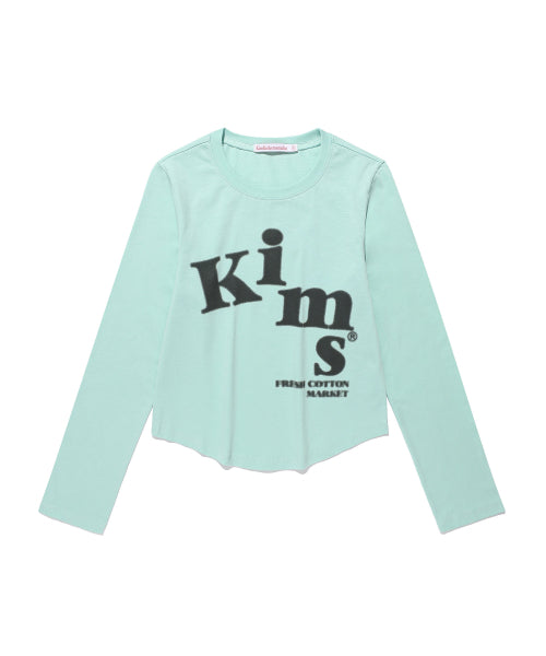 MESSY ALPHA LOGO LS TEE - 4 COLORS MINT