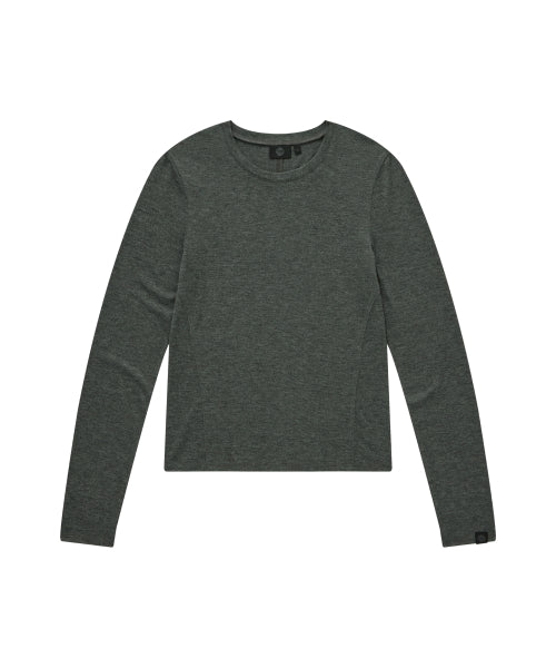 WOMAN LAYERED LONG SLEEVE #SANA同款！ - 2 COLORS CHARCOAL