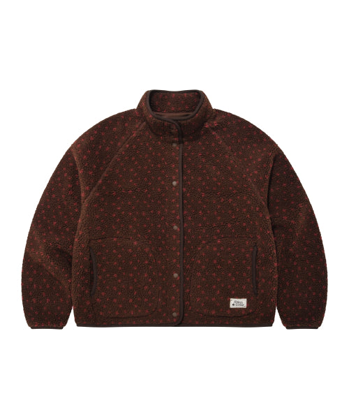 WOMAN SHERPA JACKET #SANA同款！ - 3 COLORS BURGUNDY