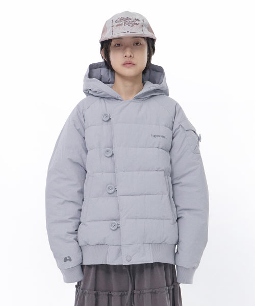 BUTTON JACKET - 2 COLORS LIGHT GREY