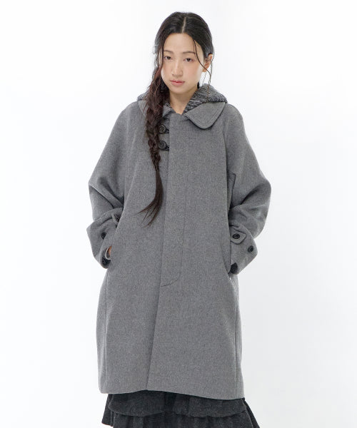 HOOD SINGLE COAT - 3 COLORS GREY