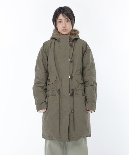 PADDED FISHTAIL DUFFLE PARKA - 3 COLORS KHAKI