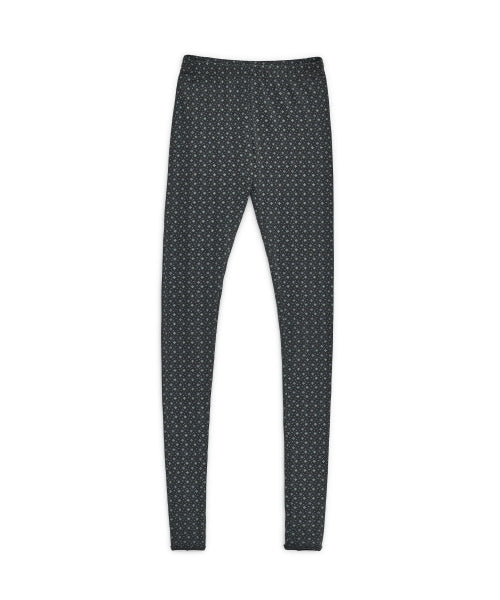 NORDIC PATTERN TIGHTS - 2 COLORS CHARCOAL