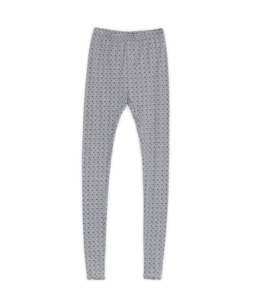 NORDIC PATTERN TIGHTS - 2 COLORS MELANGE GREY