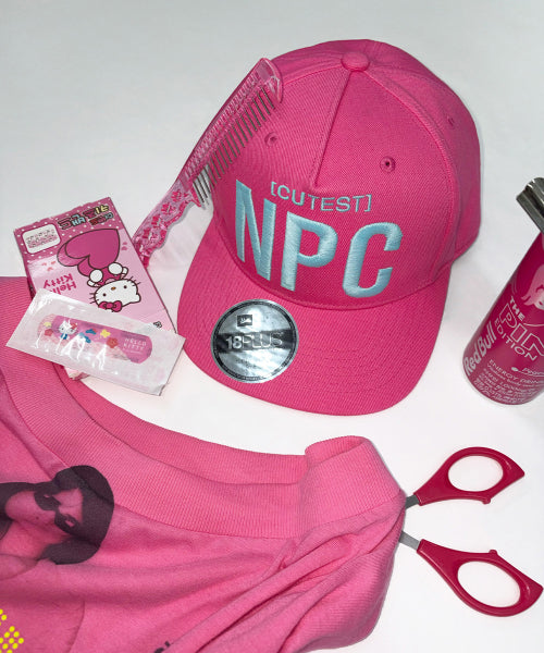 NPC KITTY SNAPBACK CAP ACID - 2 COLORS PINK