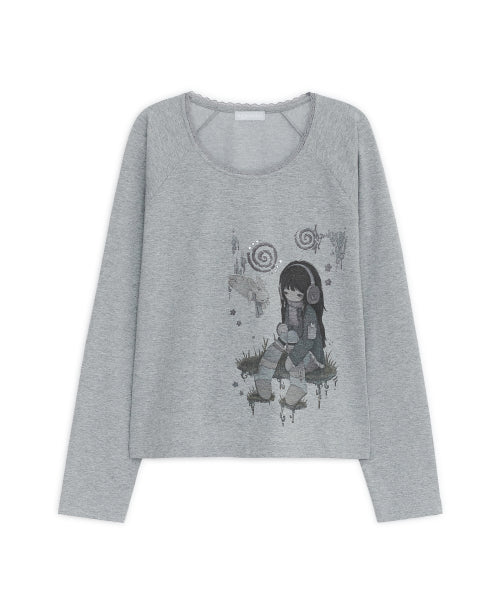 HUGYOURSKIN X FELURYA - 2 COLORS MELANGE GREY
