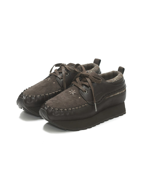 HYS X RMMV FLOWER MOCCASIN BROWN