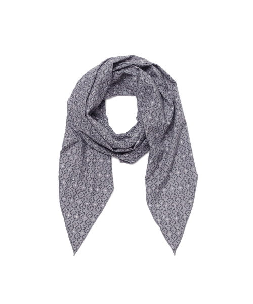 FLOWER SCARF - 2 COLORS PURPLE