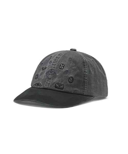 WASHED BALL CAP - 2 COLORS CHARCOAL