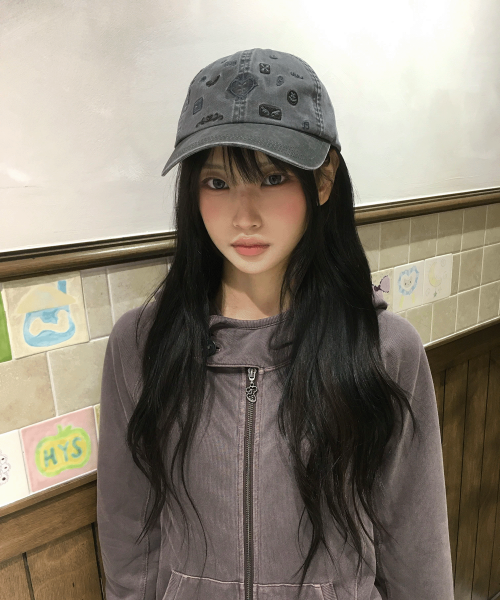 WASHED BALL CAP - 2 COLORS CHARCOAL
