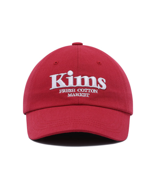 KIMS BAM LOGO BALL CAP - 8 COLORS RED