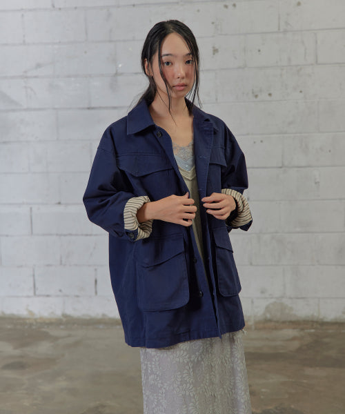 WASHED UTILITY JACKET AS SHOWN