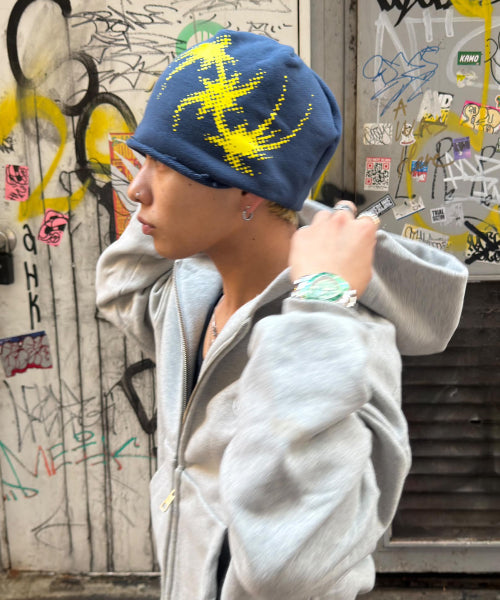 GALAXY ROLL BEANIE - 4 COLORS NAVY