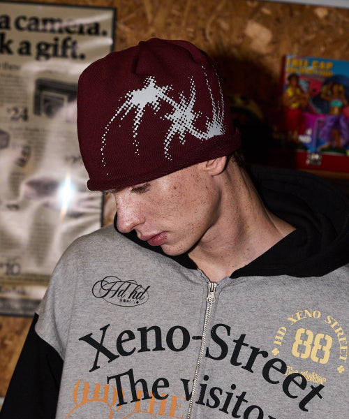 GALAXY ROLL BEANIE - 4 COLORS BURGUNDY