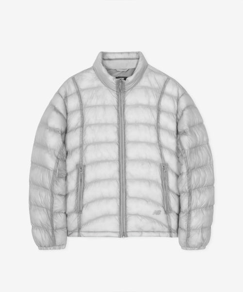 FLYING 77 SUPERLIGHT STAND NECK LIGHTWEIGHT PADDED JACKET - 4 COLORS L/GRAY