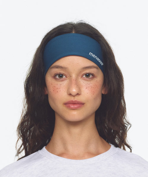 GLOW RUNNING HEADBAND - 3 COLORS BLUE