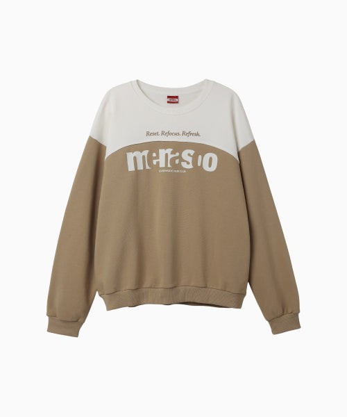 LETTERING SWEATSHIRT - 3 COLORS BEIGE