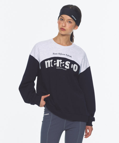 LETTERING SWEATSHIRT - 3 COLORS NAVY