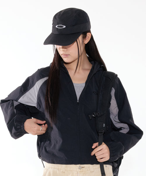 CROP TRACK WIND JACKET - 2 COLORS BLACK