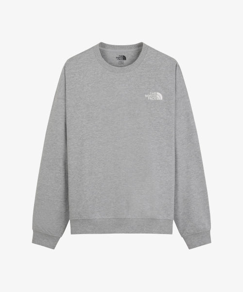 WHITE LABEL SWEATSHIRT MELANGE GREY