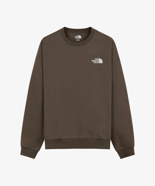 WHITE LABEL SWEATSHIRT DEEP TAUPE