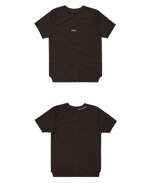 SHORT SLEEVE RUNNING TEE - 4 COLORS BROWN
