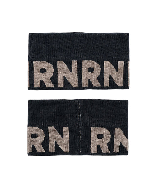 ICE LETTERING HEADBAND - 6 COLORS BLACK BEIGE