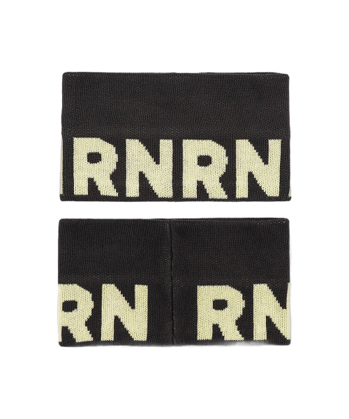 ICE LETTERING HEADBAND - 6 COLORS CHARCOAL LEMON