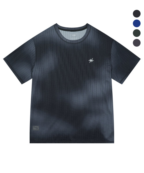 TECH DYE PERFORMANCE RUNNING SHORT SLEEVE T-SHIRT - 3 COLORS OLIVE