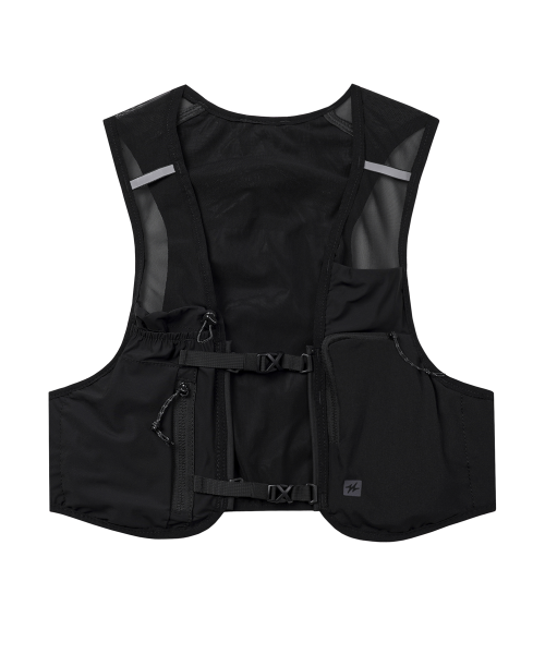 MULTI-POCKET RUNNING VEST BLACK