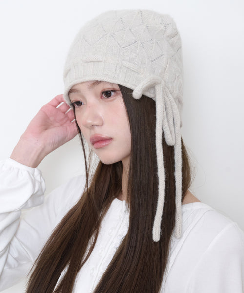 DIA STRING BEANIE - 3 COLORS BEIGE